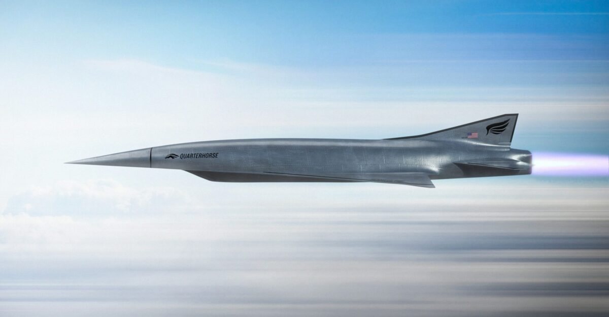 a jet flying in the sky