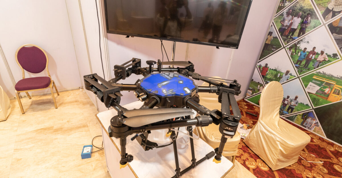 UAVs displayed at Amaravati Drone Summit