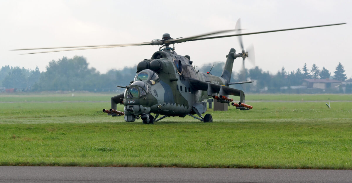 Mil Mi-24 Hind of Czech Air Force at Radom Air Show
