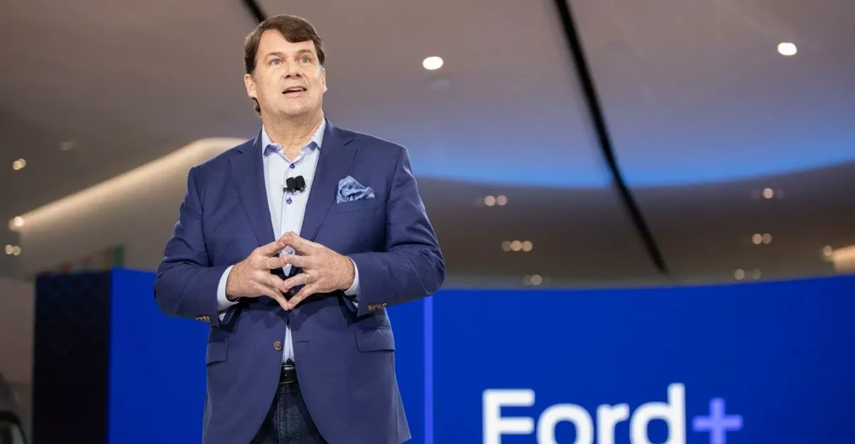 Ford CEO Jim Farley Went To F1 Talks With Sergio Perez Hat by Jo o Costa De Souza