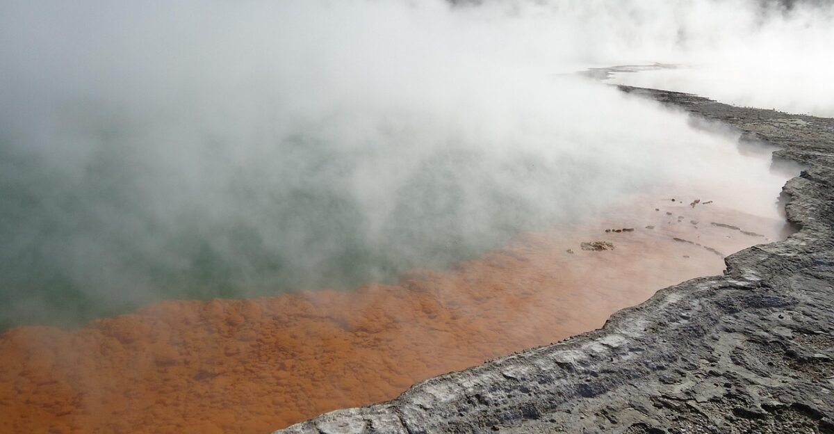 thermal water wai-o-tapu volcanic lagoon champagne pool new zealand arsenic stibnite wai-o-tapu new zealand new zealand arsenic arsenic arsenic arsenic arsenic