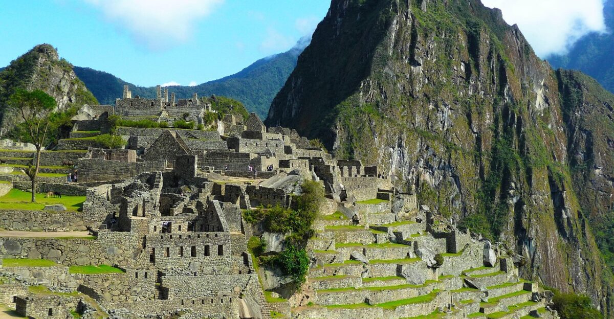 machu picchu peru ancient architecture history inca old landscape nature south america travel peruvian stone heritage landmark mountain civilization famous tourism historic machu picchu archaeological ruin world culture destination sacred city