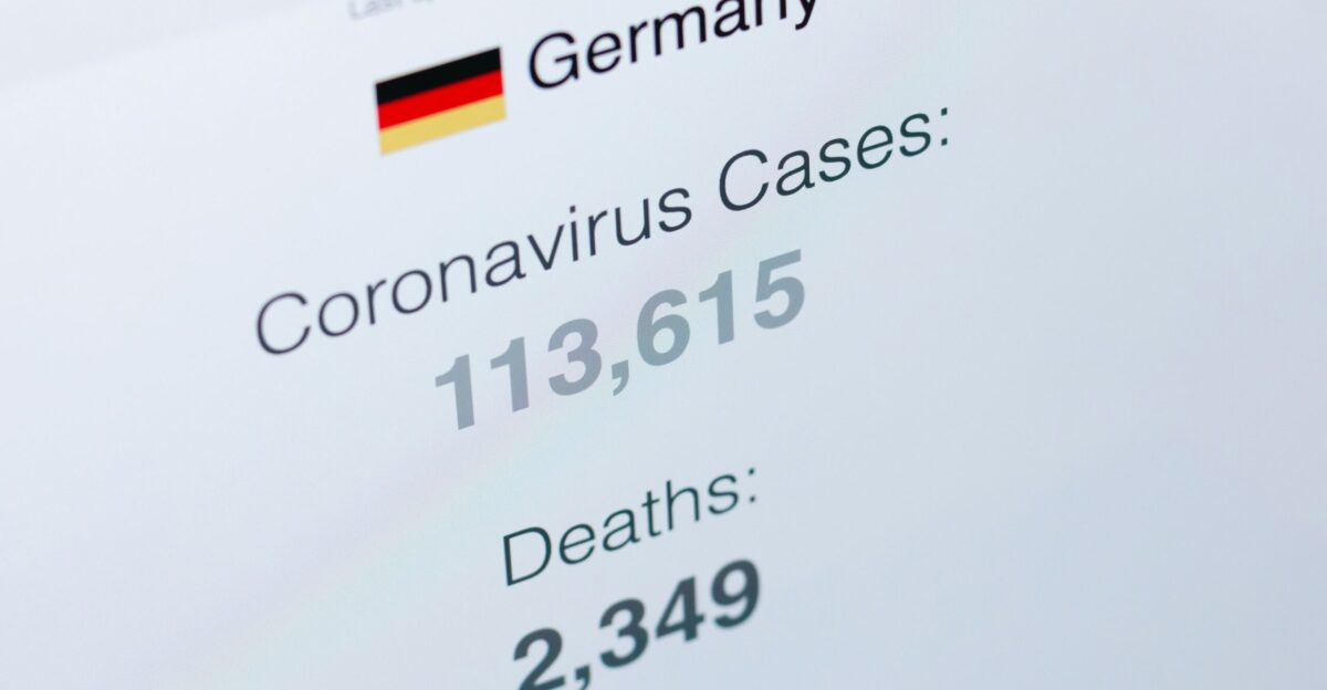 a computer screen with a german flag on it