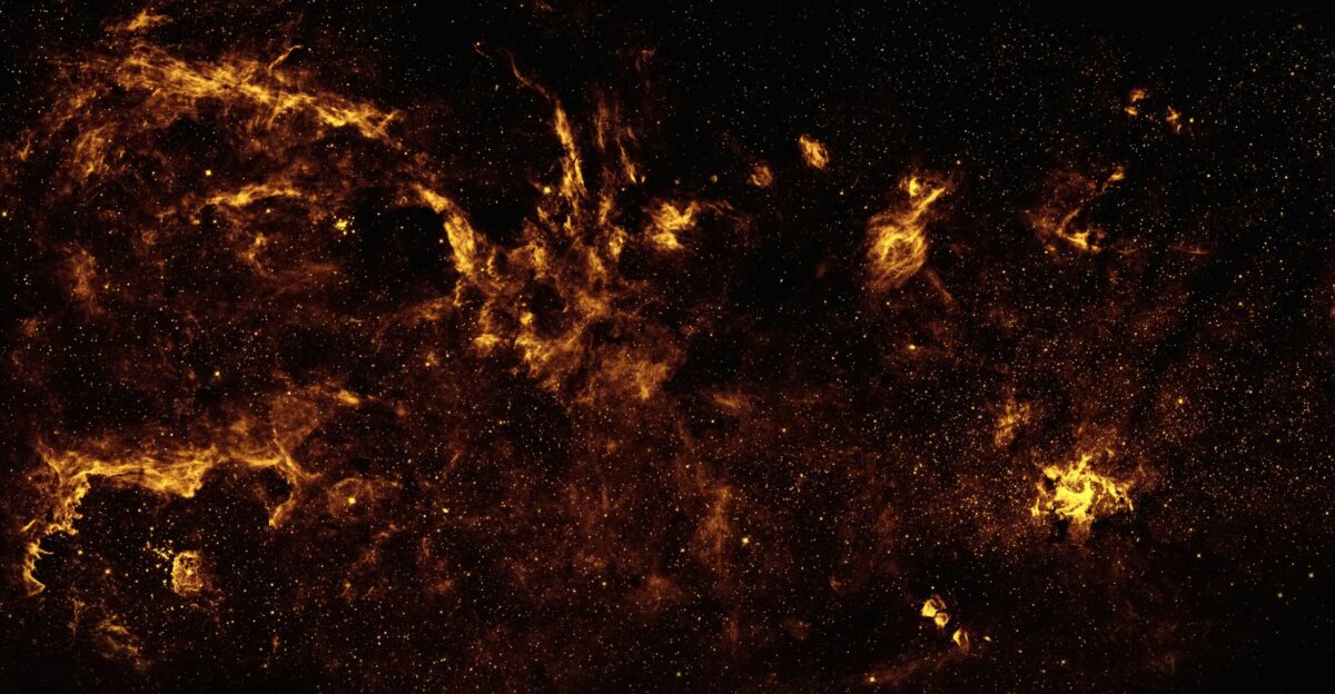 an image of a star in the sky