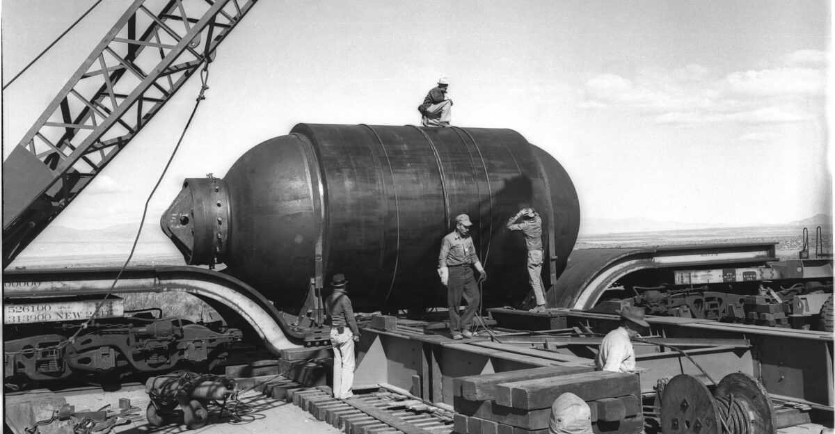 Trinity bomb test