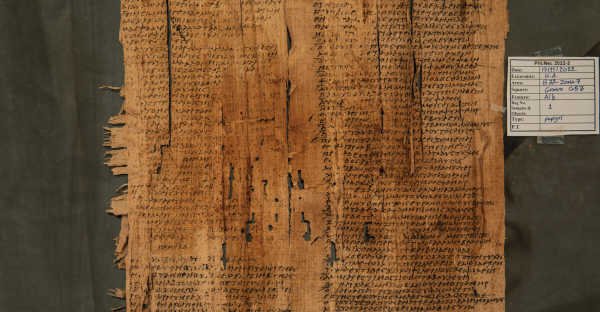 Unearthed papyrus contains lost scenes from Euripides plays