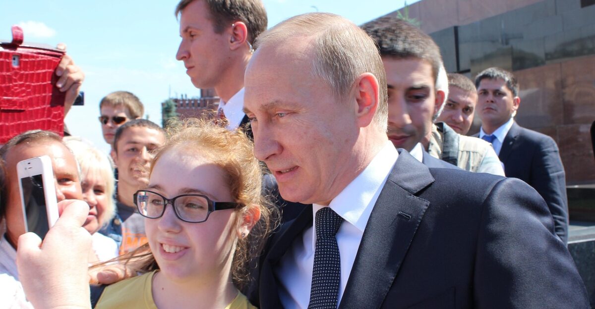 selfie putin girl the red square glasses the president russia kids politics government putin putin putin putin putin