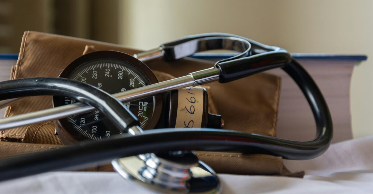 brown and black blood pressure moitor