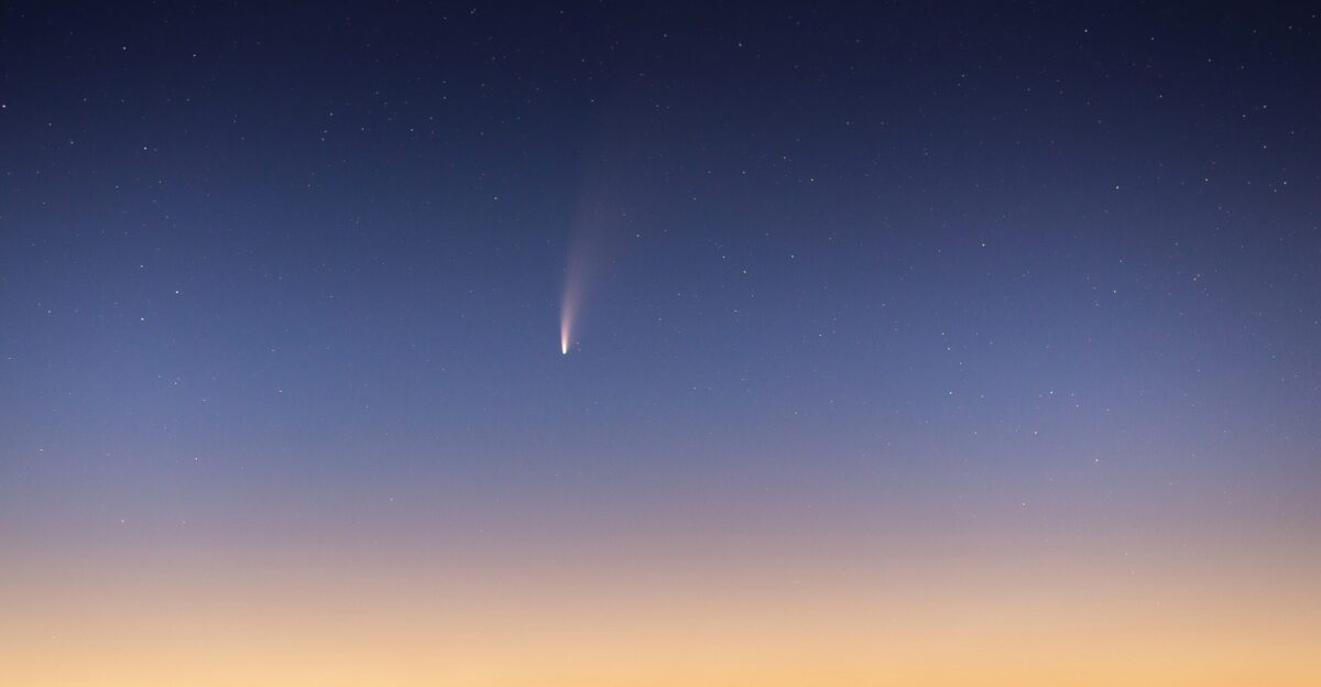 sun setting over the horizon