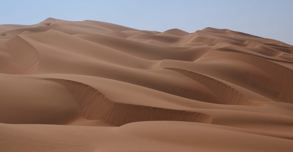 Rub al Khali or Empty Quarter is the largest sand desert on earth