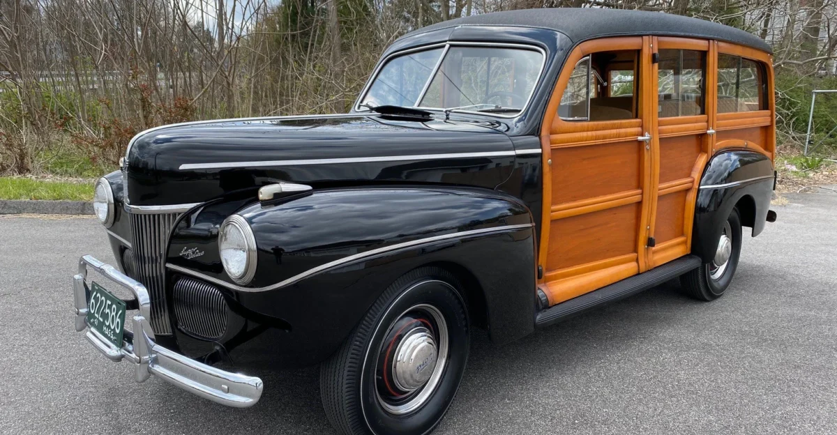 Ford Super Deluxe Woody Wagon - Audrain Auto Museum
